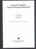 Tapa de Current trends in concrete fracture research