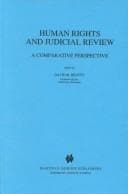 Tapa de Human Rights and Judicial Review:A Comparative Perspective (International Studies in Human Rights)