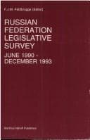 Tapa de Russian Federation legislative survey