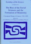 Tapa de The rise of the social sciences and the formation of modernity