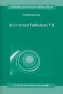 Tapa de Advances in Turbulence VII (Fluid Mechanics and Its Applications)