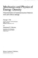 Tapa de Mechanics and physics of energy density