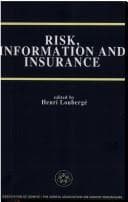 Tapa de Risk, information, and insurance