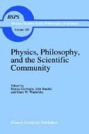 Tapa de Physics, philosophy, and the scientific community