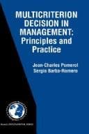 Tapa de Multicriterion decision in management