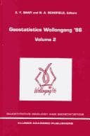 Tapa de Geostatistics Wollongong 1996 (Quantitative Geology and Geostatistics, V. 8)