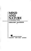 Tapa de Mind and nature