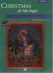 Tapa de Christmas for Solo Singers