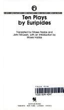 Tapa de Euripides Ten Plays (Classics)