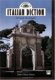 Tapa de Gateway to Italian Diction