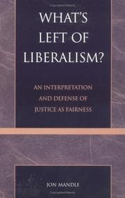 Tapa de What's Left of Liberalism?