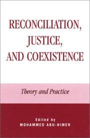 Tapa de Reconciliation, Justice, and Coexistence: Theory and Practice