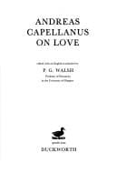 Tapa de Andreas Capellanus on love