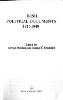 Tapa de Irish political documents