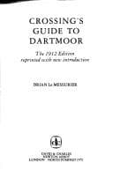 Tapa de Crossing's Guide to Dartmoor