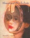 Tapa de Abnormal Psychology, Student Workbook & Video Presentations in Abnormal Psychology