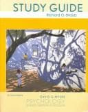 Tapa de Study Guide to accompany Psychology, 7th Edition in Modules