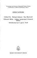 Tapa de Education in 19th Century Britain (Government and society in nineteenth century Britain)