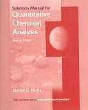 Tapa de Quantitative Chemical Analysis Student Solutions Manual