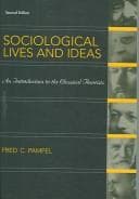 Tapa de Sociological Lives and Ideas