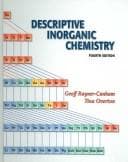 Tapa de Descriptive Inorganic Chemistry