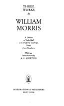 Tapa de Three works (A Dream of John Ball / The Pilgrims of Hope / News from Nowhere)