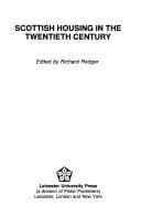 Tapa de Scottish Housing in the Twentieth Century (A Leicester Univ Press Book)