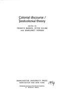 Tapa de Colonial discourse, postcolonial theory