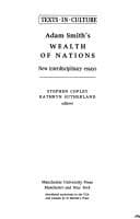Tapa de Adam Smith's Wealth of nations