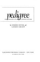 Tapa de Pedigree;