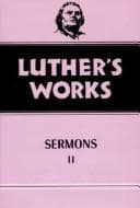 Tapa de Luther's Works Sermons II (Luther's Works)