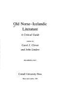 Tapa de Old Norse--Icelandic literature : a critical guide