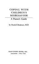 Tapa de Coping with children's misbehavior, a parent's guide