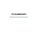 Tapa de It's elementary!