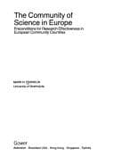 Tapa de The community of science in Europe