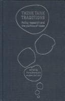 Tapa de THINK TANK TRADITIONS: POLICY RESEARCH AND THE POLITICS OF IDEAS; ED. BY DIANE STONE