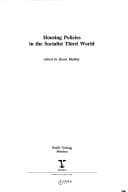 Tapa de Housing Policies in the Socialist Third World
