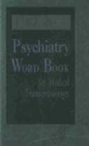 Tapa de Dorland's psychiatry word book for medical transcriptionists
