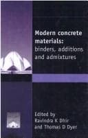 Tapa de Modern concrete materials