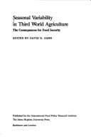 Tapa de Seasonal Variability in Third World Agriculture