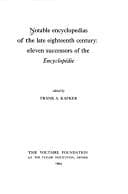 Tapa de Notable Encyclopedists of the Eighteenth Century (Studies on Voltaire)