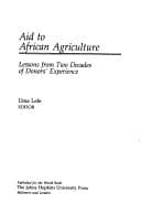 Tapa de Aid to African Agriculture