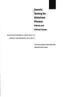 Tapa de Genetic testing for Alzheimer disease