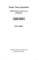 Tapa de Theater, Theory, Speculation