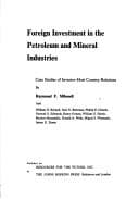 Tapa de Foreign Investment in Petroleum