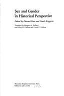 Tapa de Sex and Gender in Historical Perspective