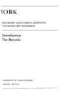 Tapa de York (Records of Early English Drama Series)