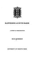 Tapa de Hawthorne as Mythmaker (University of Toronto. Dept. of English. Studies and texts, 16)