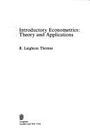 Tapa de Introductory econometrics, theory and applications