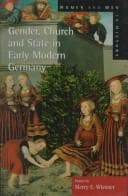 Tapa de Gender, Church and State in Early Modern Germany